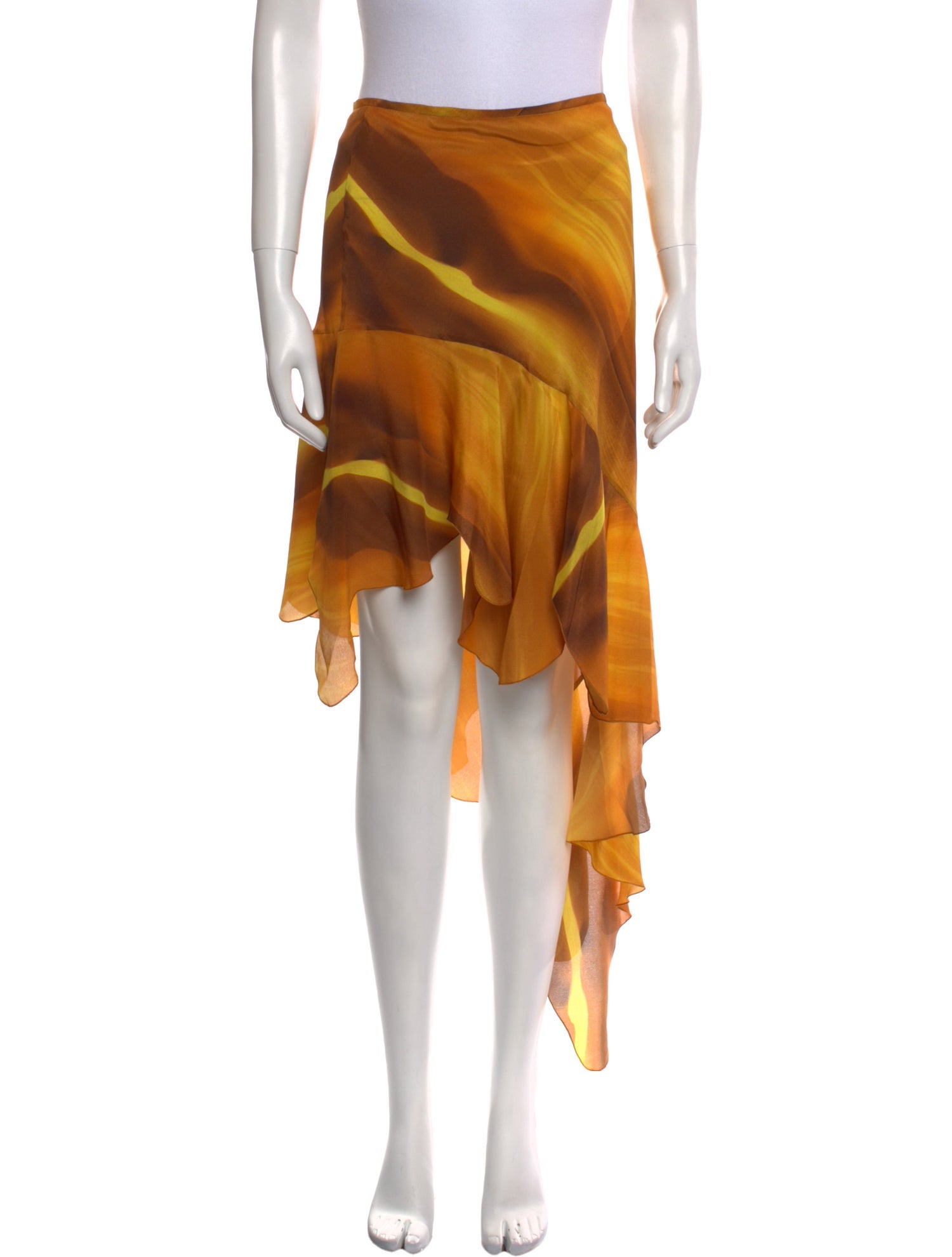 Petar Petrov Silk Knee-Length Skirt w/ Tags