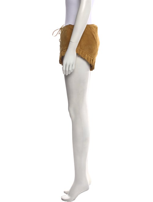 Petar Petrov Suede Mini Shorts