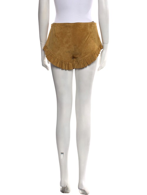 Petar Petrov Suede Mini Shorts