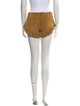 Petar Petrov Suede Mini Shorts