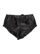 Petar Petrov Leather Mini Shorts