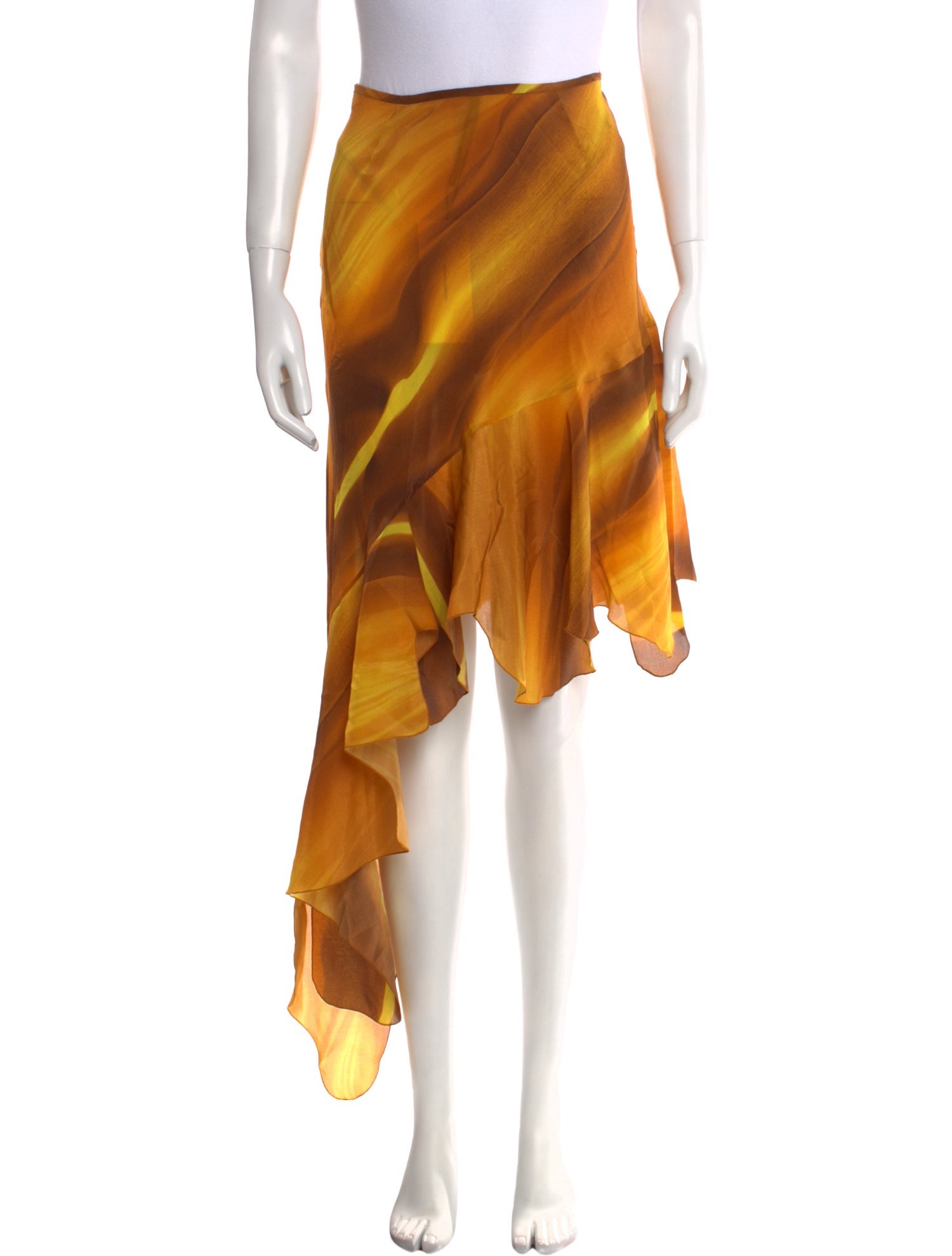 Petar Petrov Silk Knee-Length Skirt w/ Tags