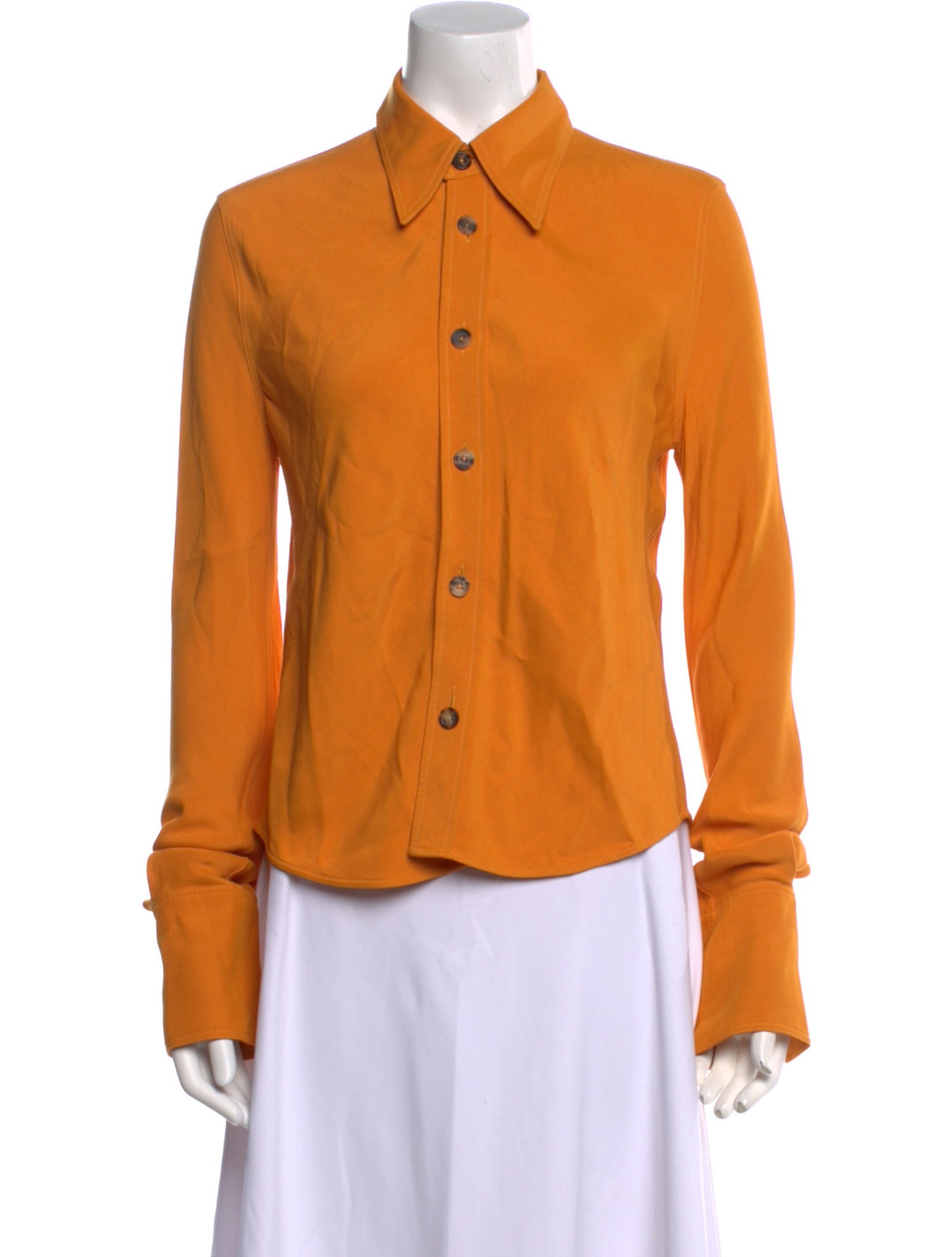 Petar Petrov Long Sleeve Button-Up Top