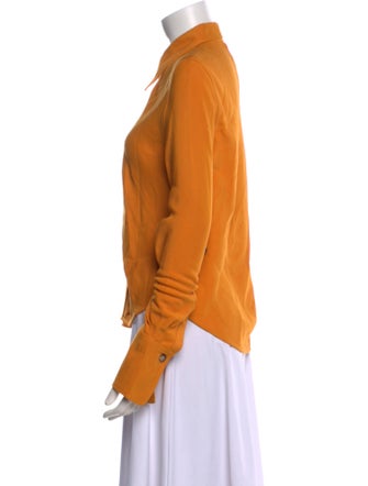 Petar Petrov Long Sleeve Button-Up Top