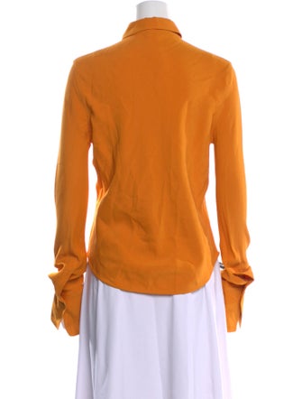 Petar Petrov Long Sleeve Button-Up Top