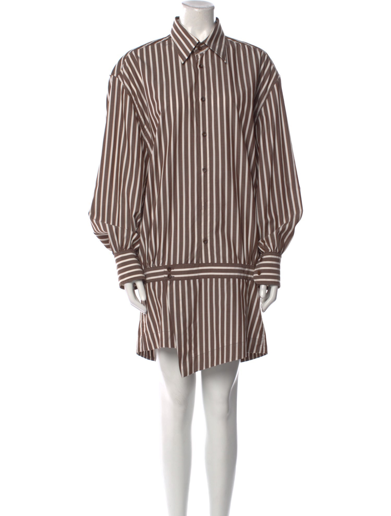 Petar Petrov Striped Mini Dress