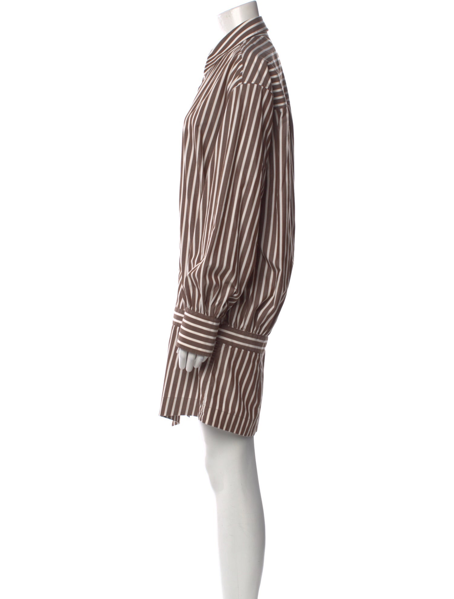 Petar Petrov Striped Mini Dress