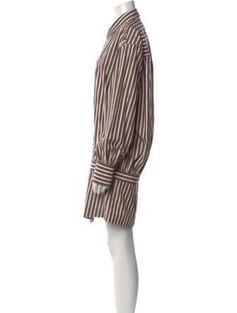 Petar Petrov Striped Mini Dress