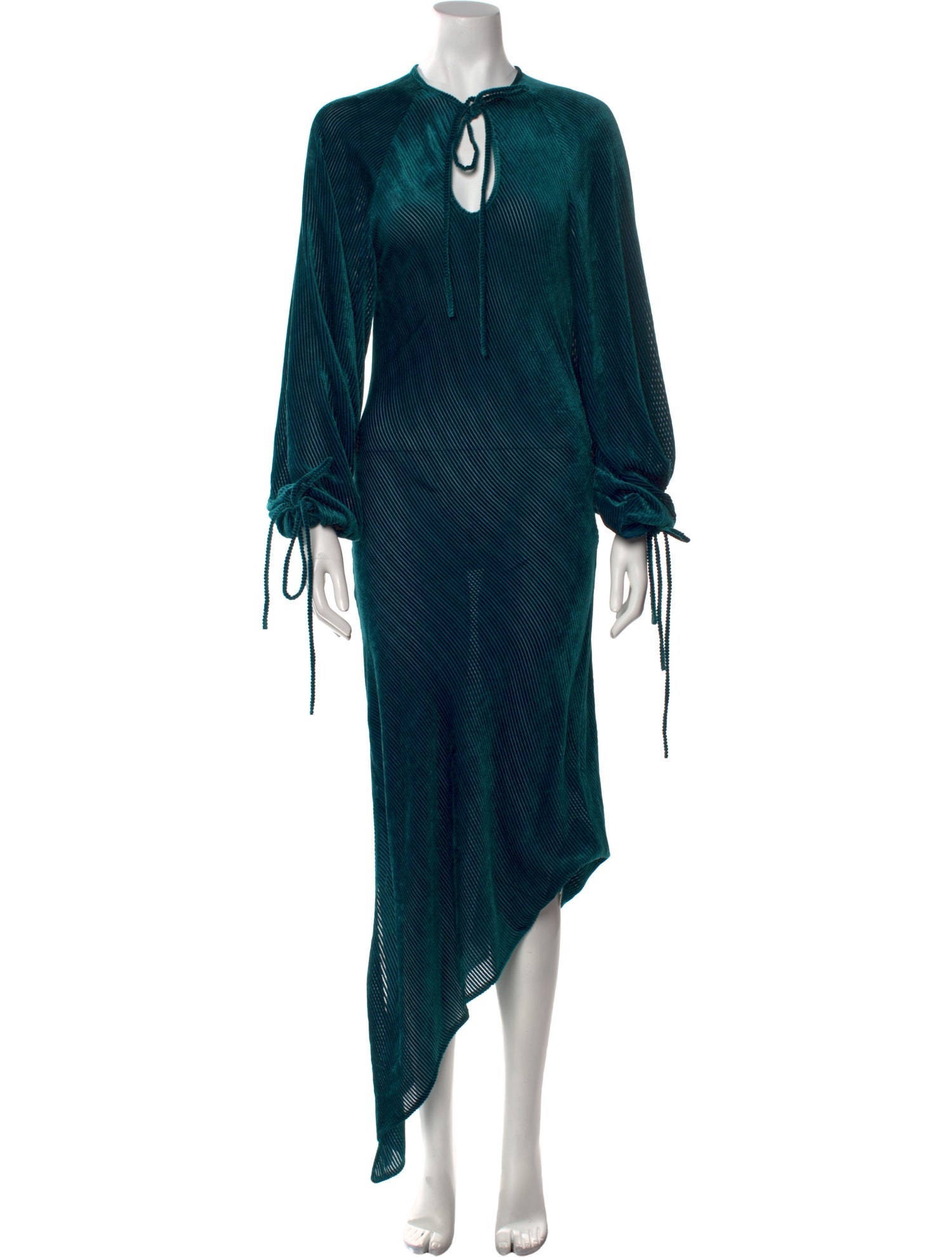 Petar Petrov Tie Neck Long Dress w/ Tags