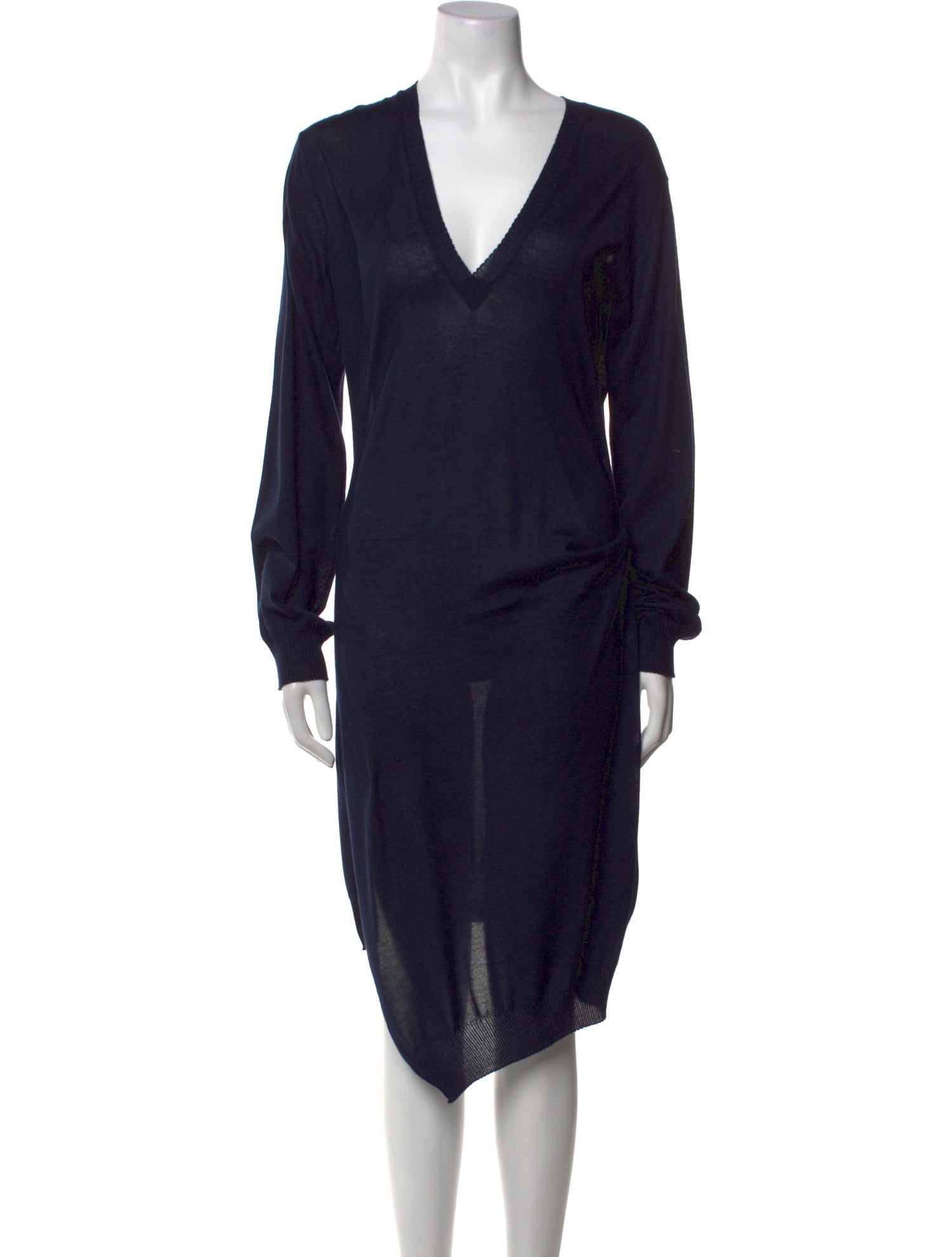 Petar Petrov V-Neck Midi Length Dress