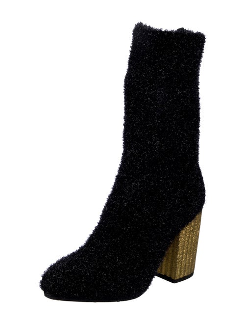 Petar Petrov Colorblock Pattern Sock Boots