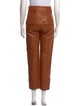 Petar Petrov Lamb Leather Straight Leg Pants