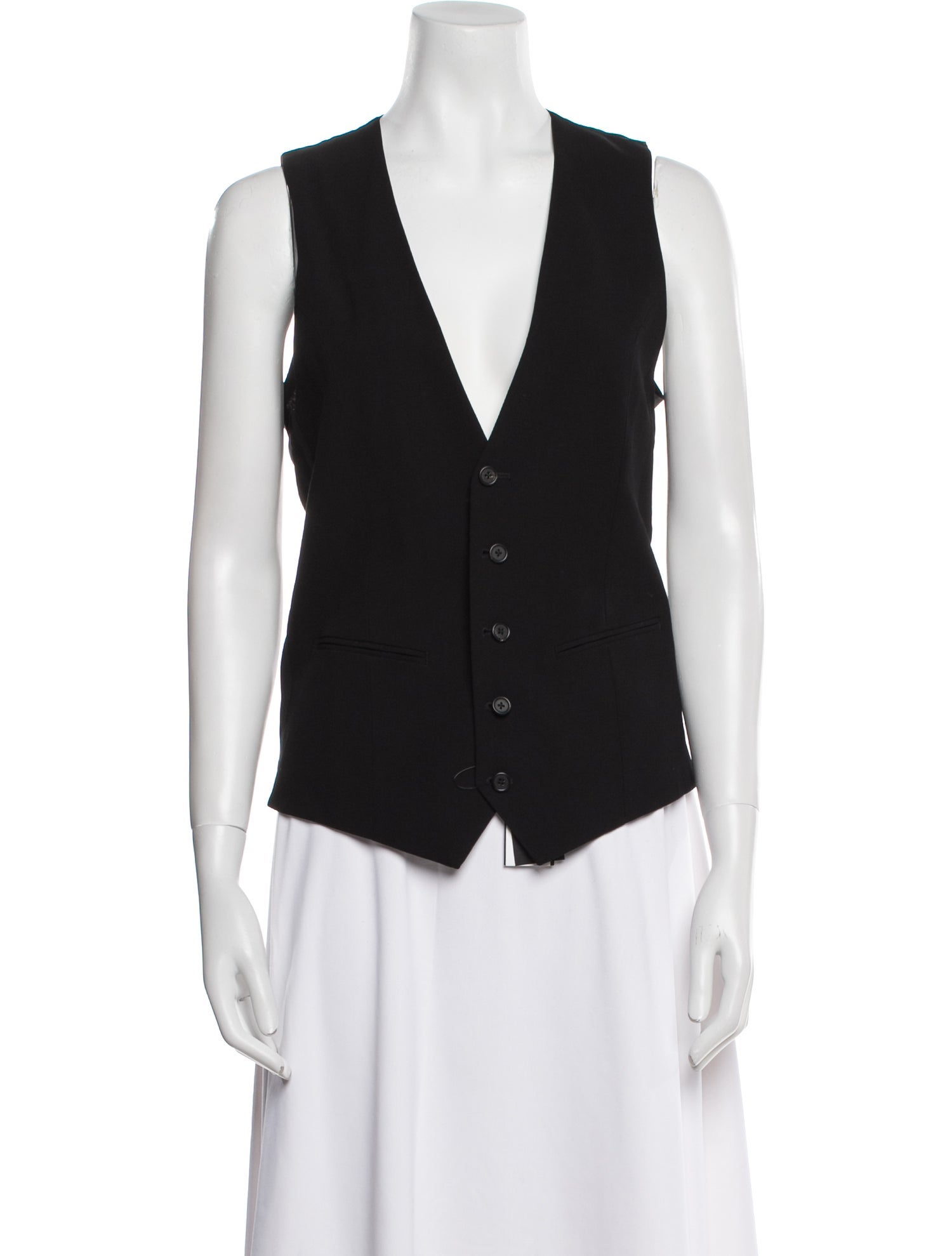 Petar Petrov V-Neck Sleeveless Top w/ Tags