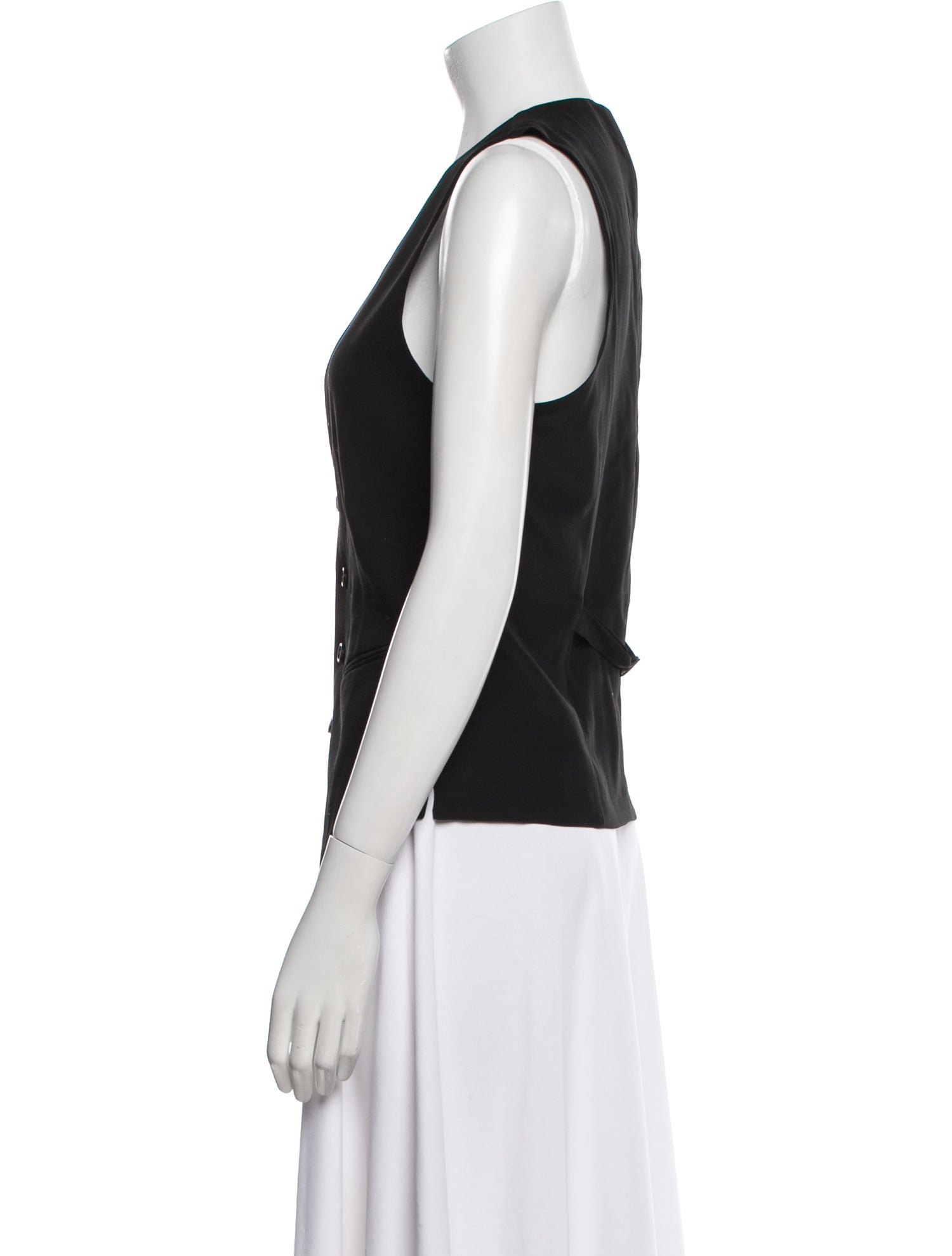 Petar Petrov V-Neck Sleeveless Top w/ Tags