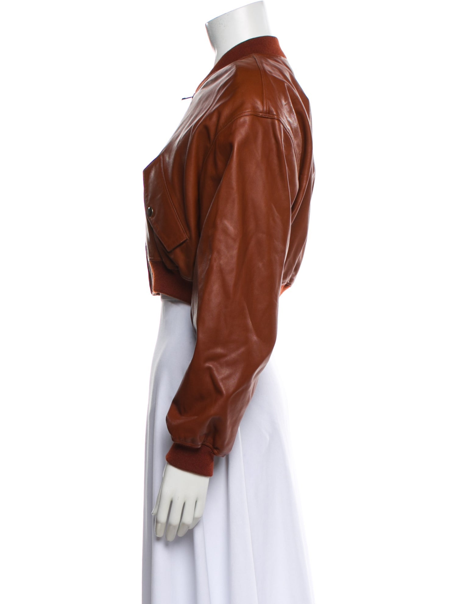 Petar Petrov Leather Bomber Jacket