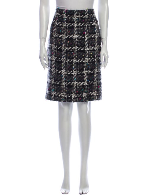 Patrick Kelly Wool Knee-Length Skirt Wool