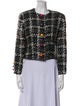 Patrick Kelly Wool Plaid Print Evening Jacket