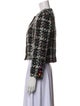 Patrick Kelly Wool Plaid Print Evening Jacket