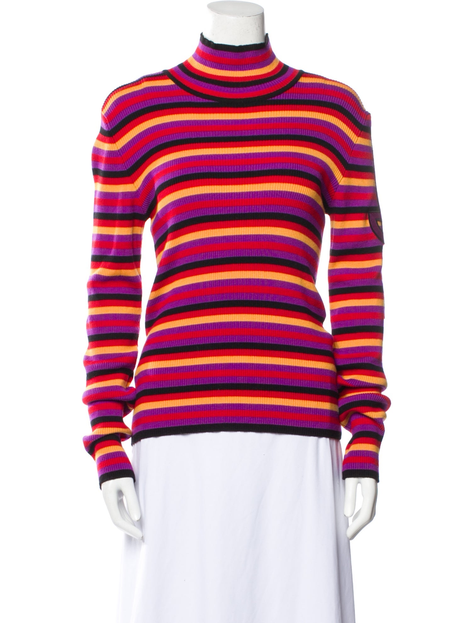 Patou Merino Wool Striped Sweater