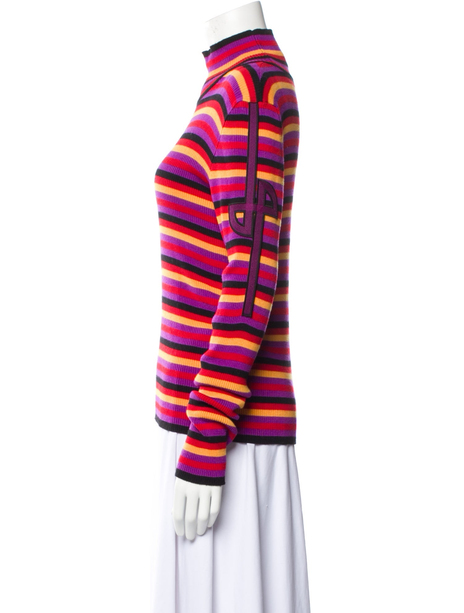 Patou Merino Wool Striped Sweater