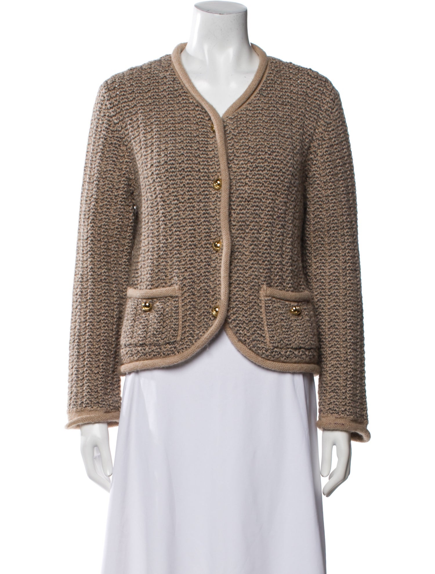 Patou Alpaca V-Neck Sweater