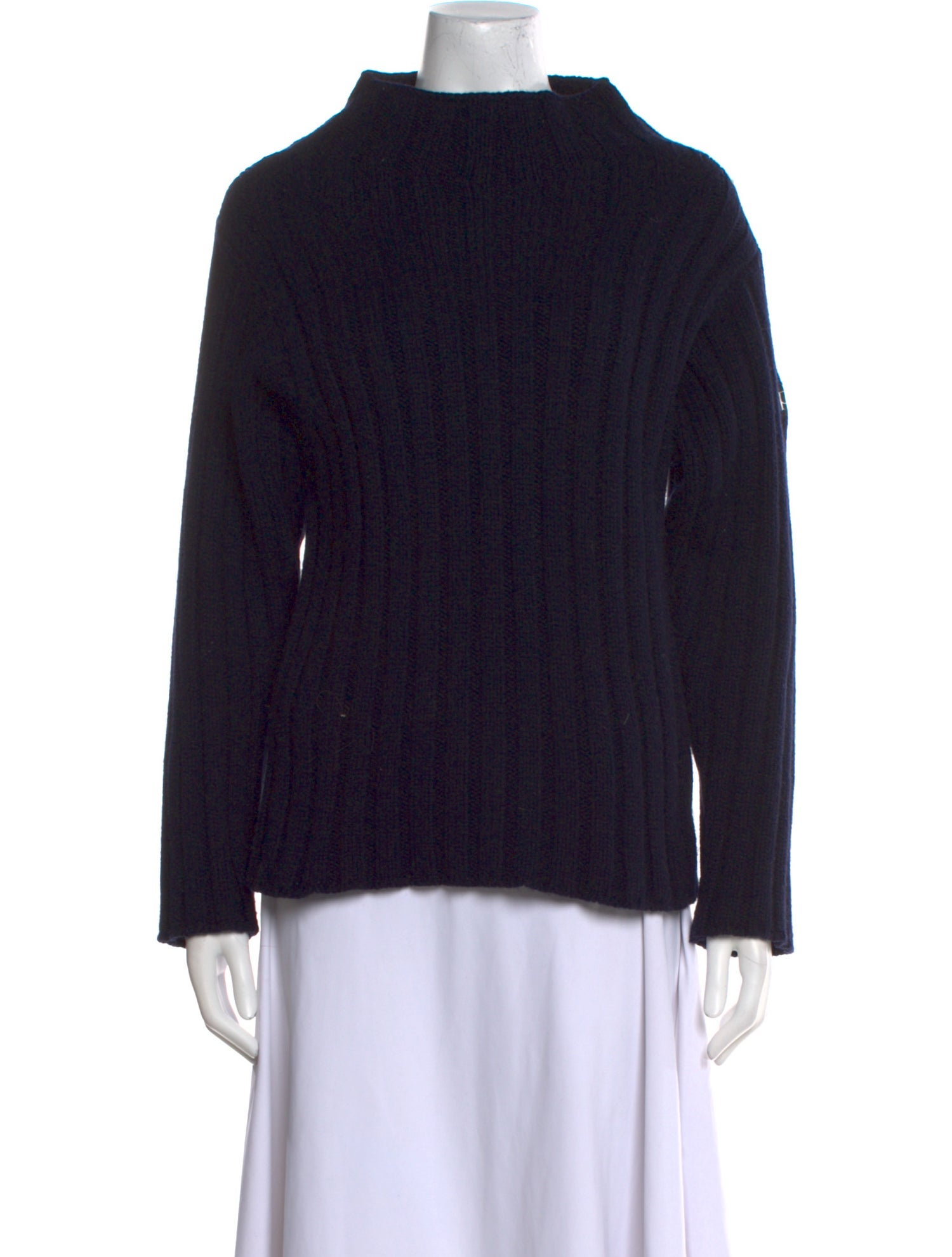 Patou Wool Mock Neck Sweater