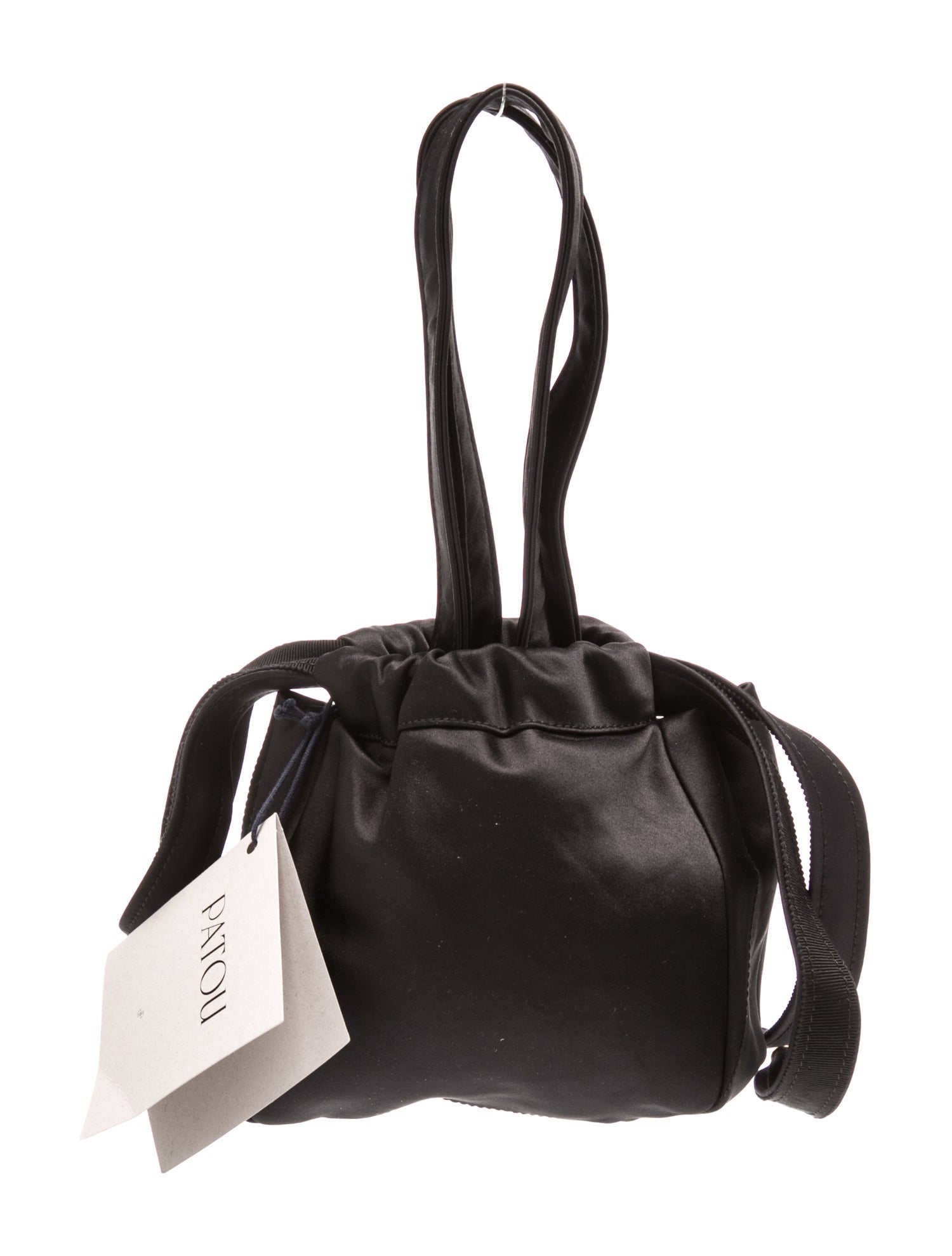 Patou Satin Shoulder Bag