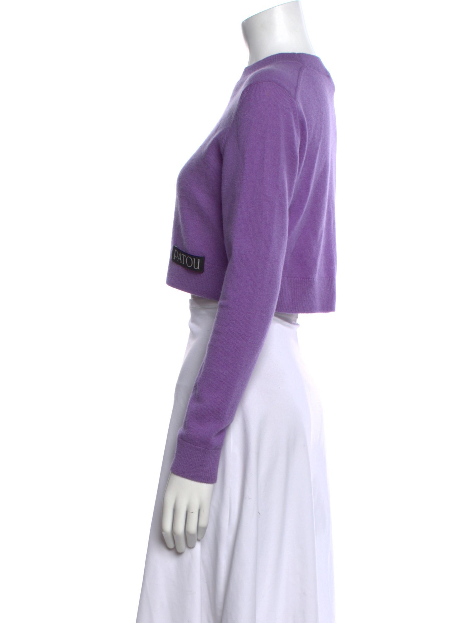 Patou Merino Wool Mock Neck Sweater