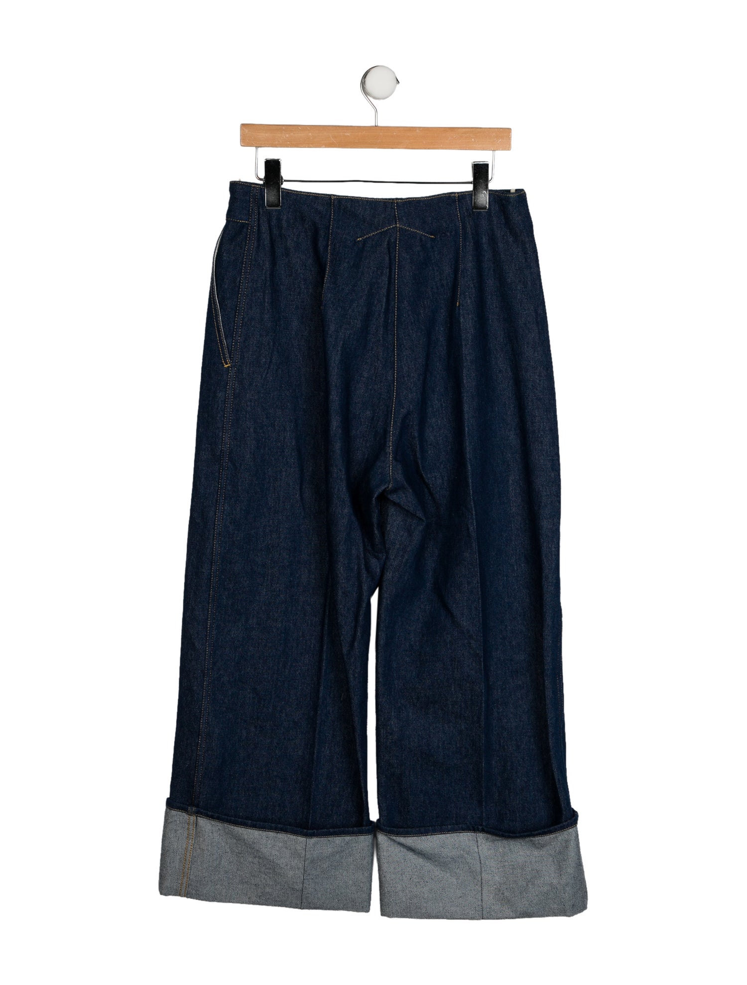 Patou High-Rise Wide Leg Jeans w/ Tags