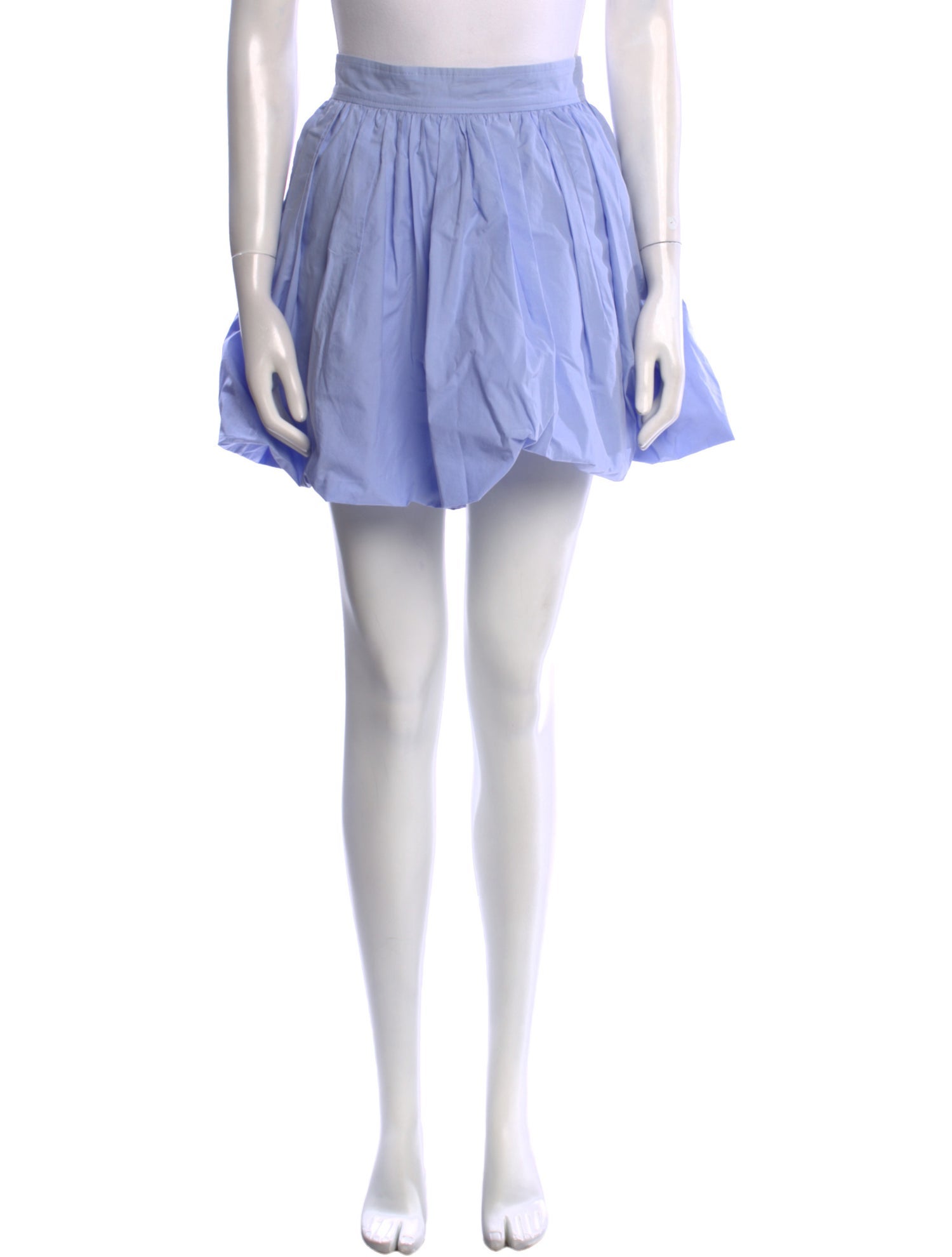 Patou Pleated Accents Mini Skirt