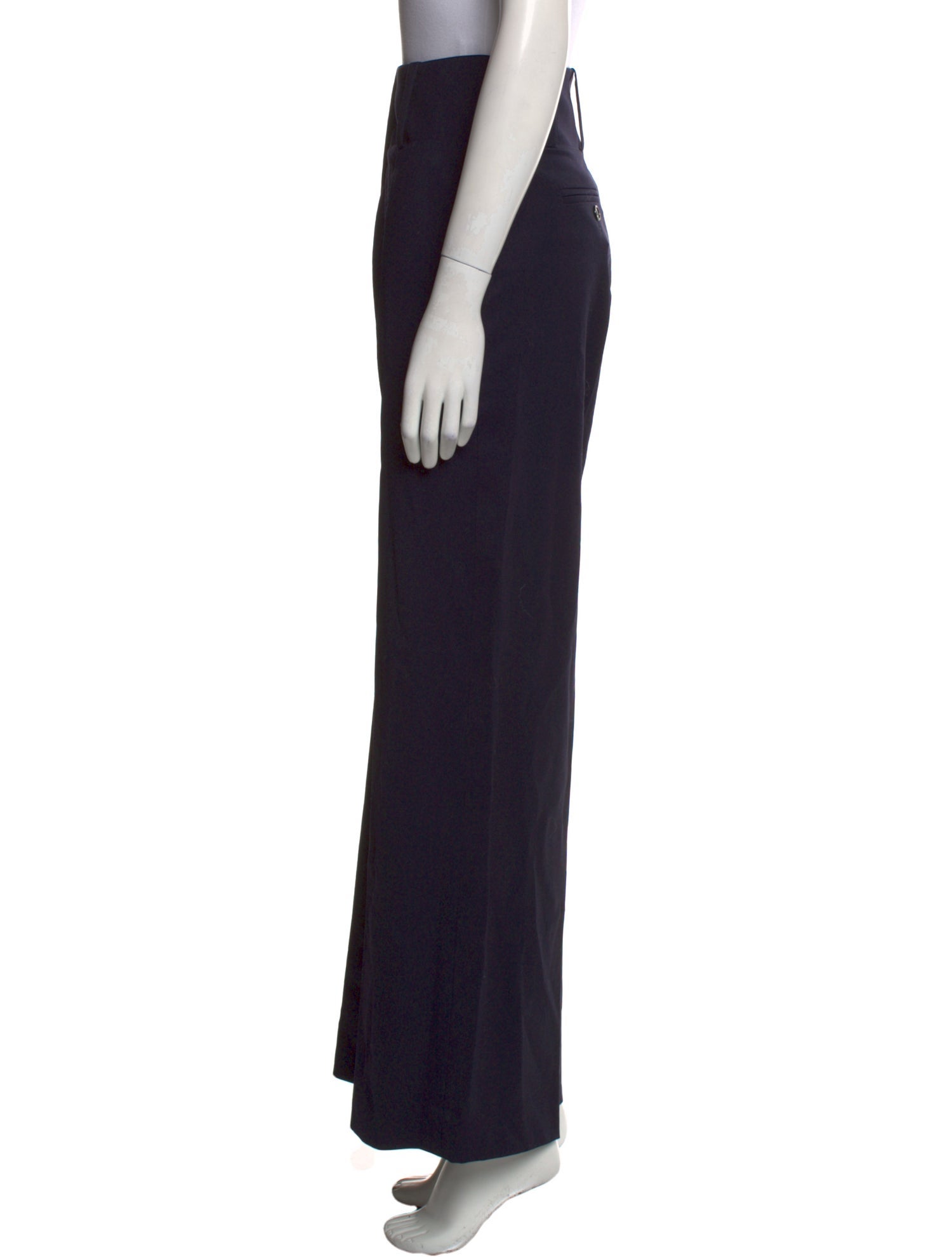 Patou Virgin Wool Wide Leg Pants