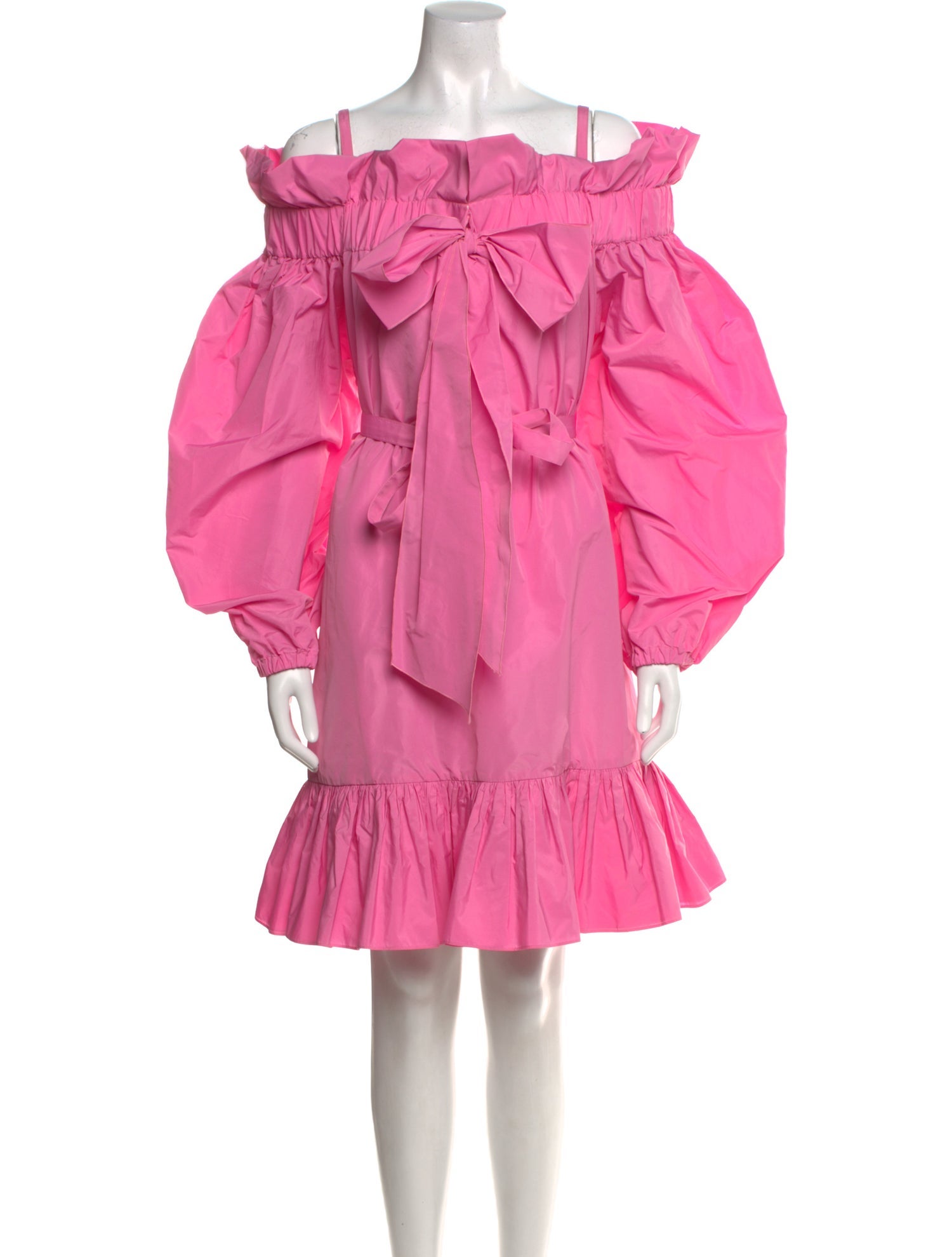 Patou Off-The-Shoulder Knee-Length Dress