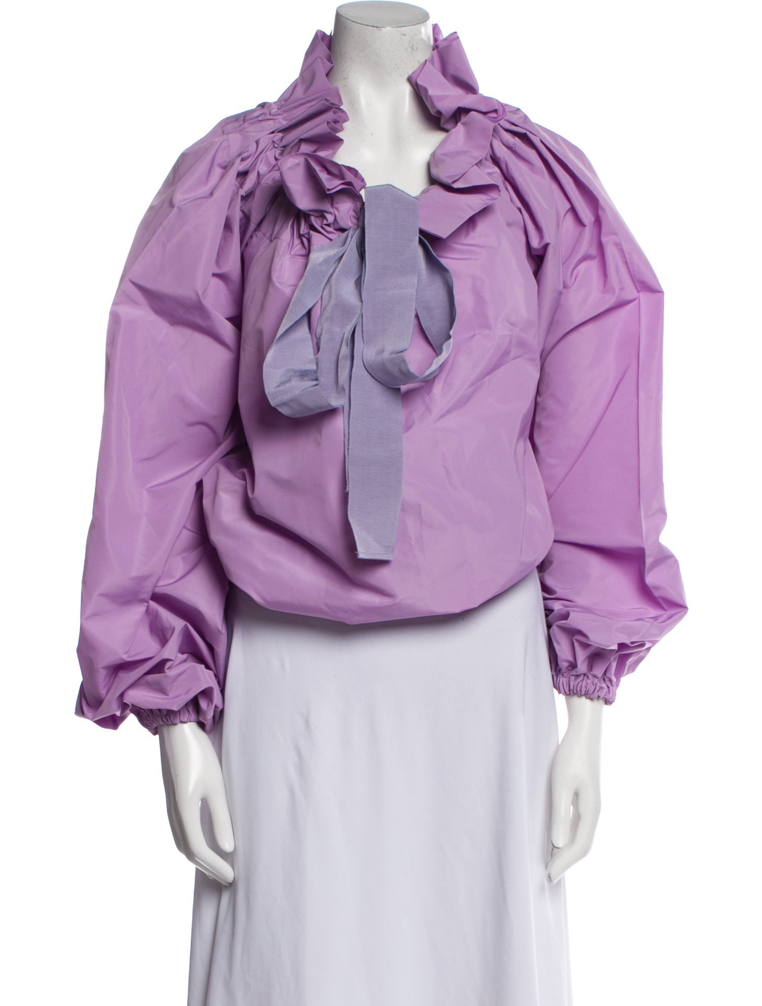 Patou Cowl Neck Long Sleeve Blouse