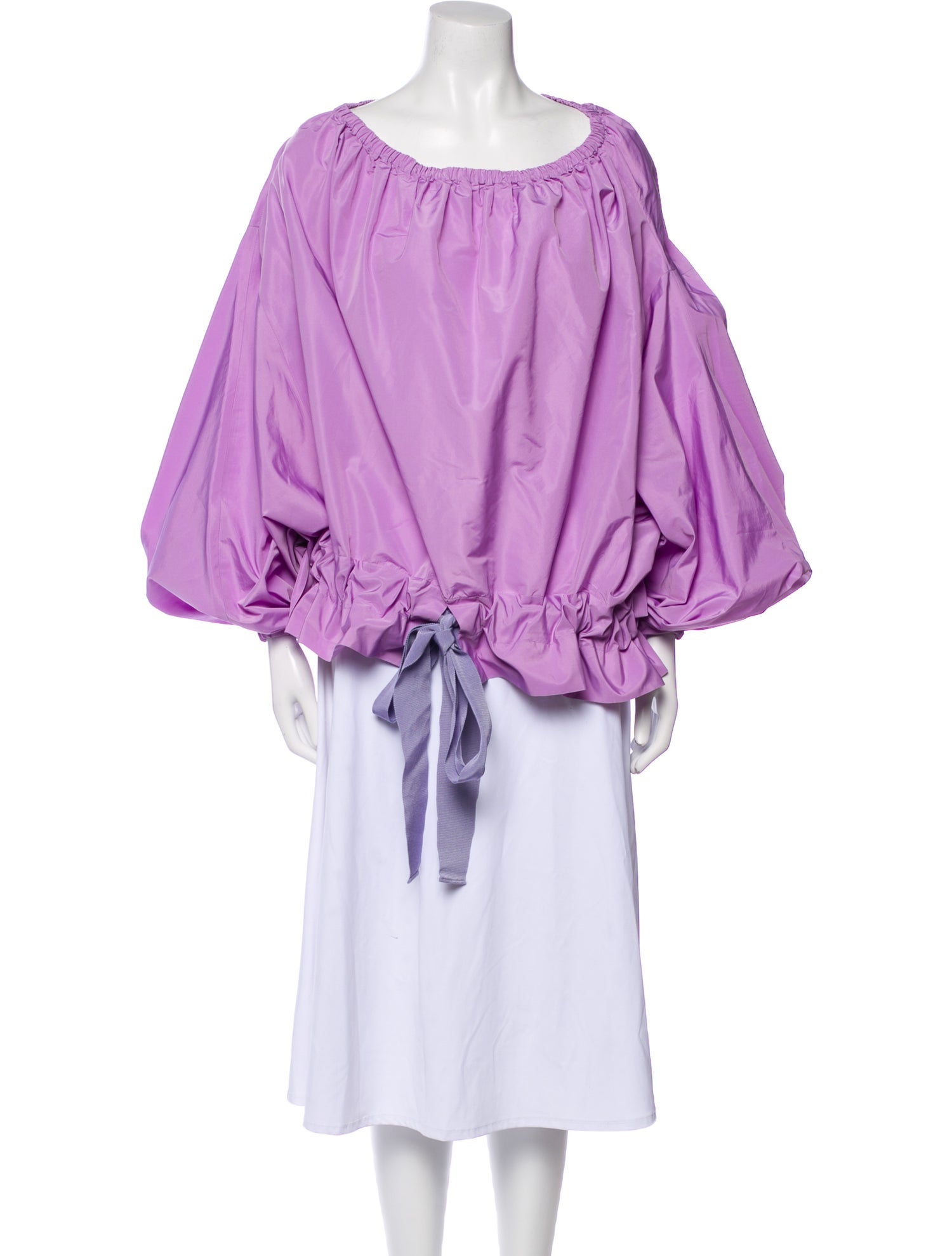 Patou Off-The-Shoulder Three-Quarter Sleeve Blouse