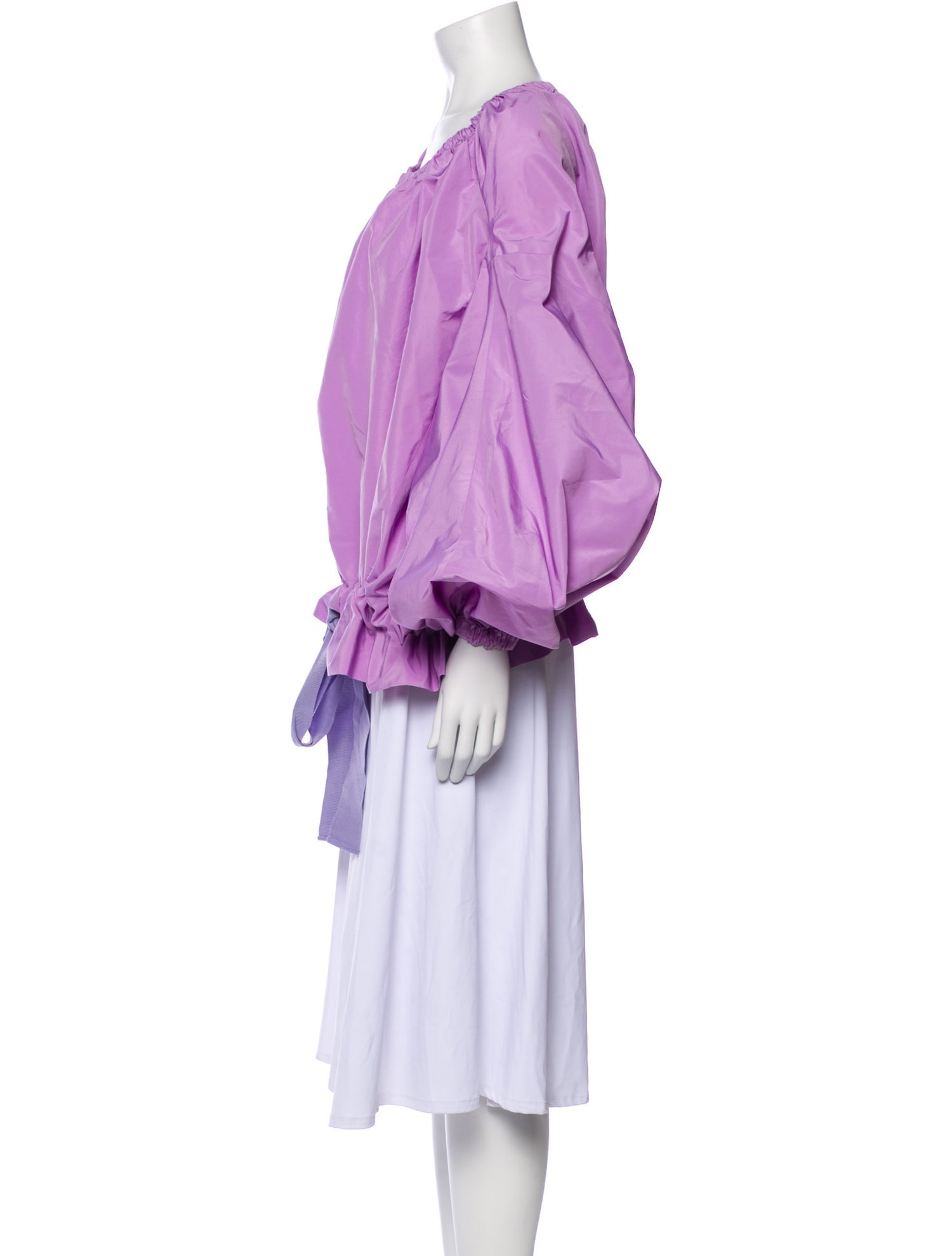 Patou Off-The-Shoulder Three-Quarter Sleeve Blouse