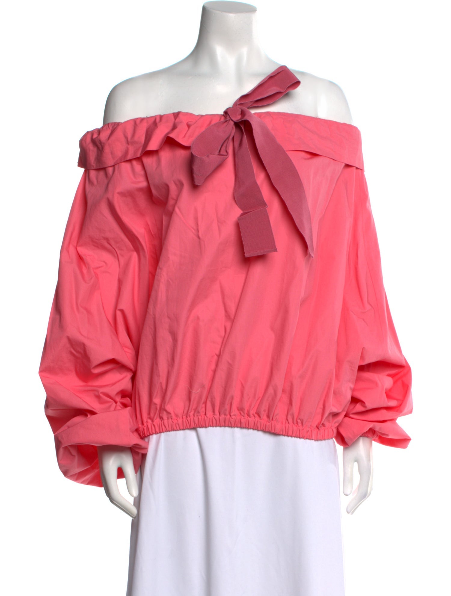 Patou One-Shoulder Long Sleeve Blouse