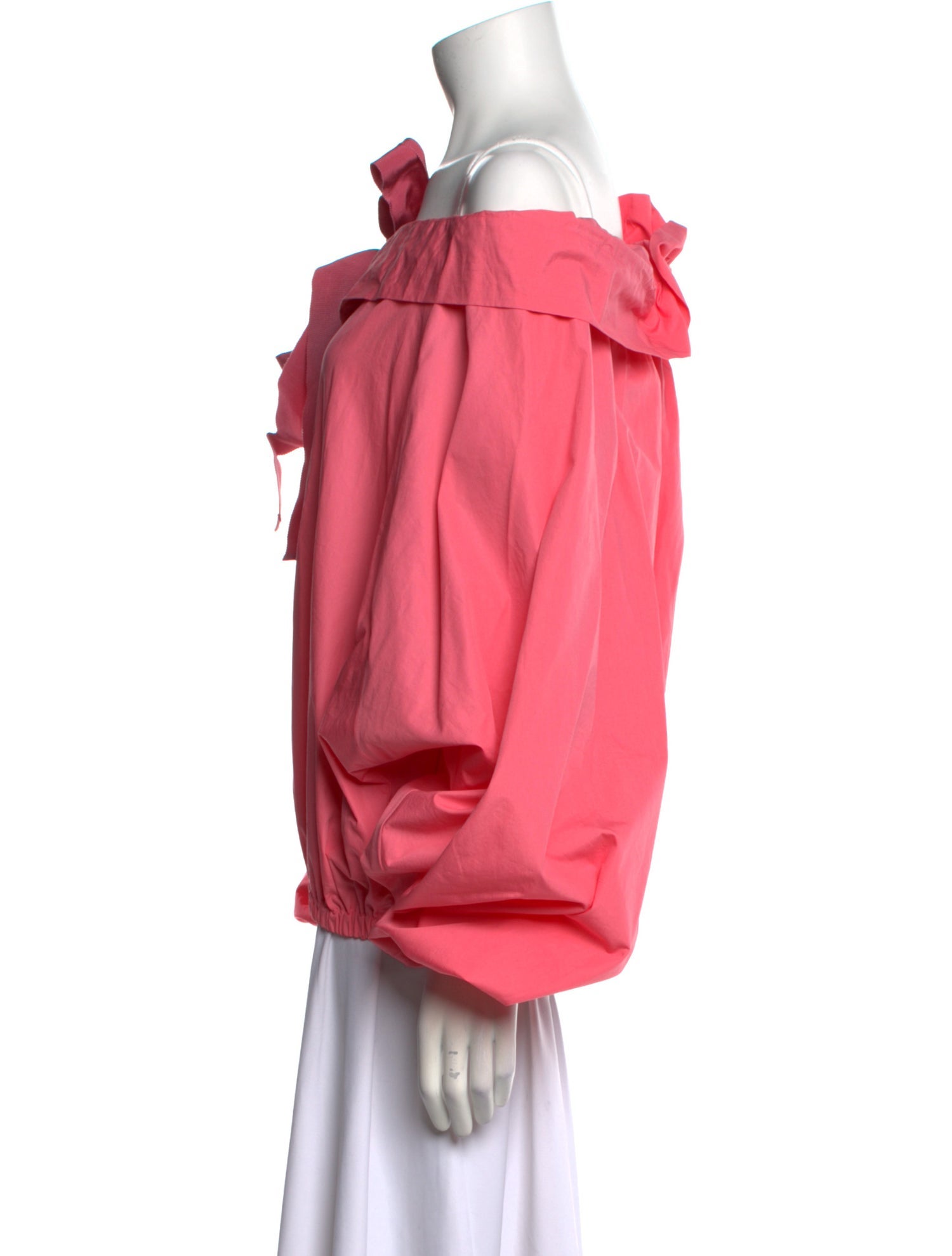 Patou One-Shoulder Long Sleeve Blouse