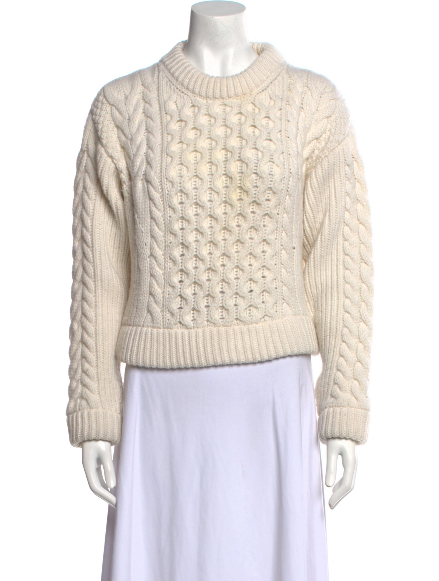 Patou Wool Crew Neck Sweater