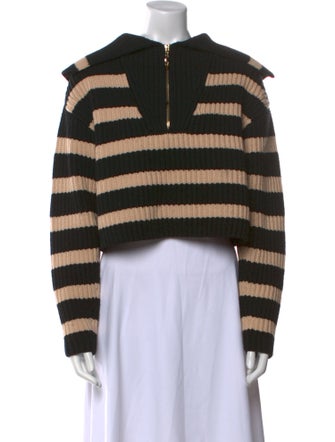Patou Merino Wool Striped Sweater