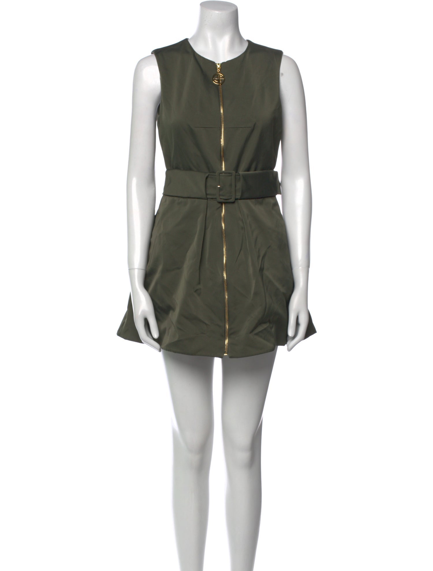 Patou Crew Neck Mini Dress