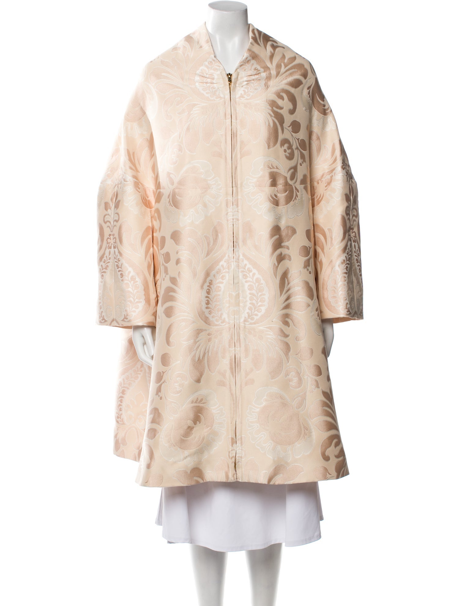 Patou Printed Faux Fur Coat w/ Tags