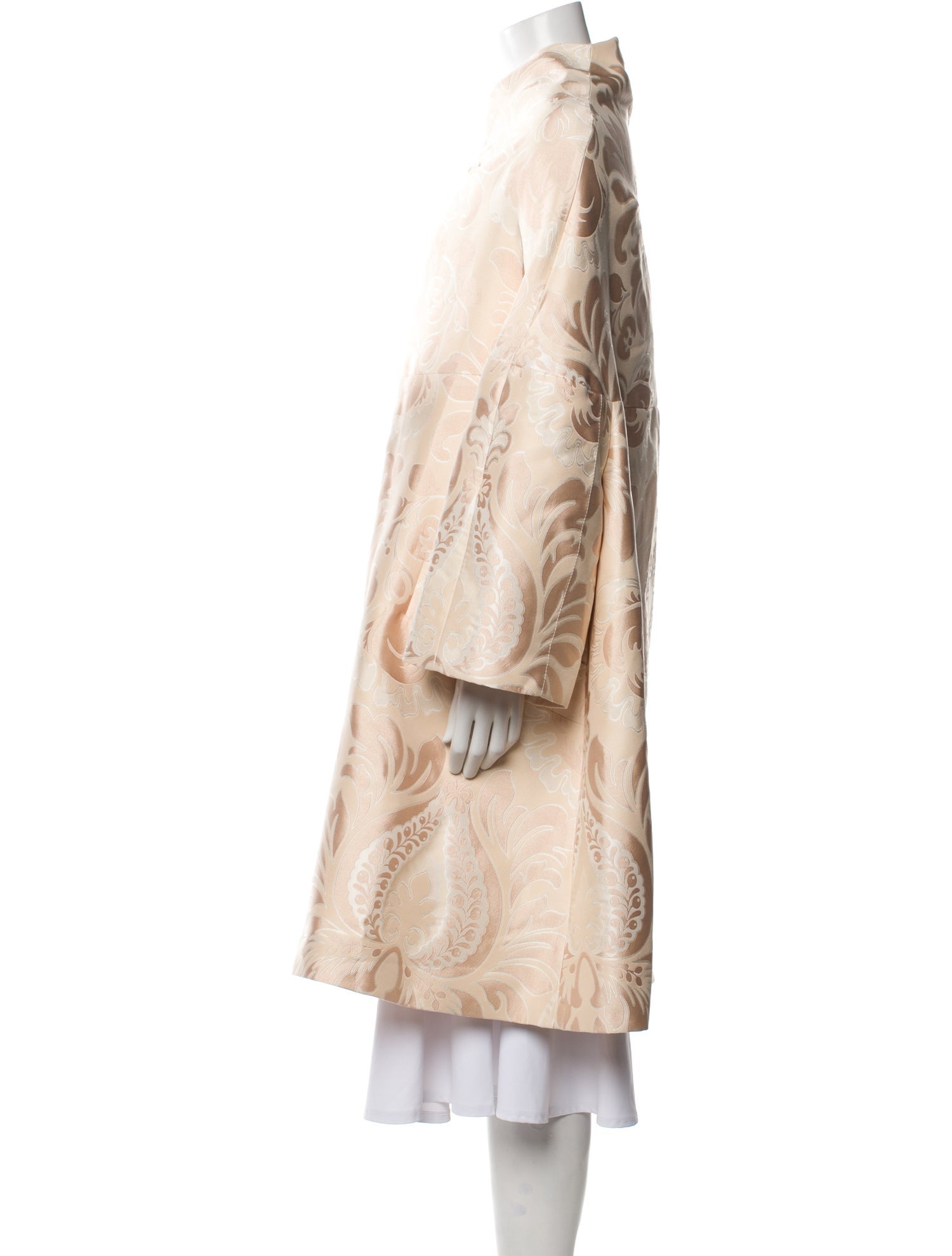 Patou Printed Faux Fur Coat w/ Tags