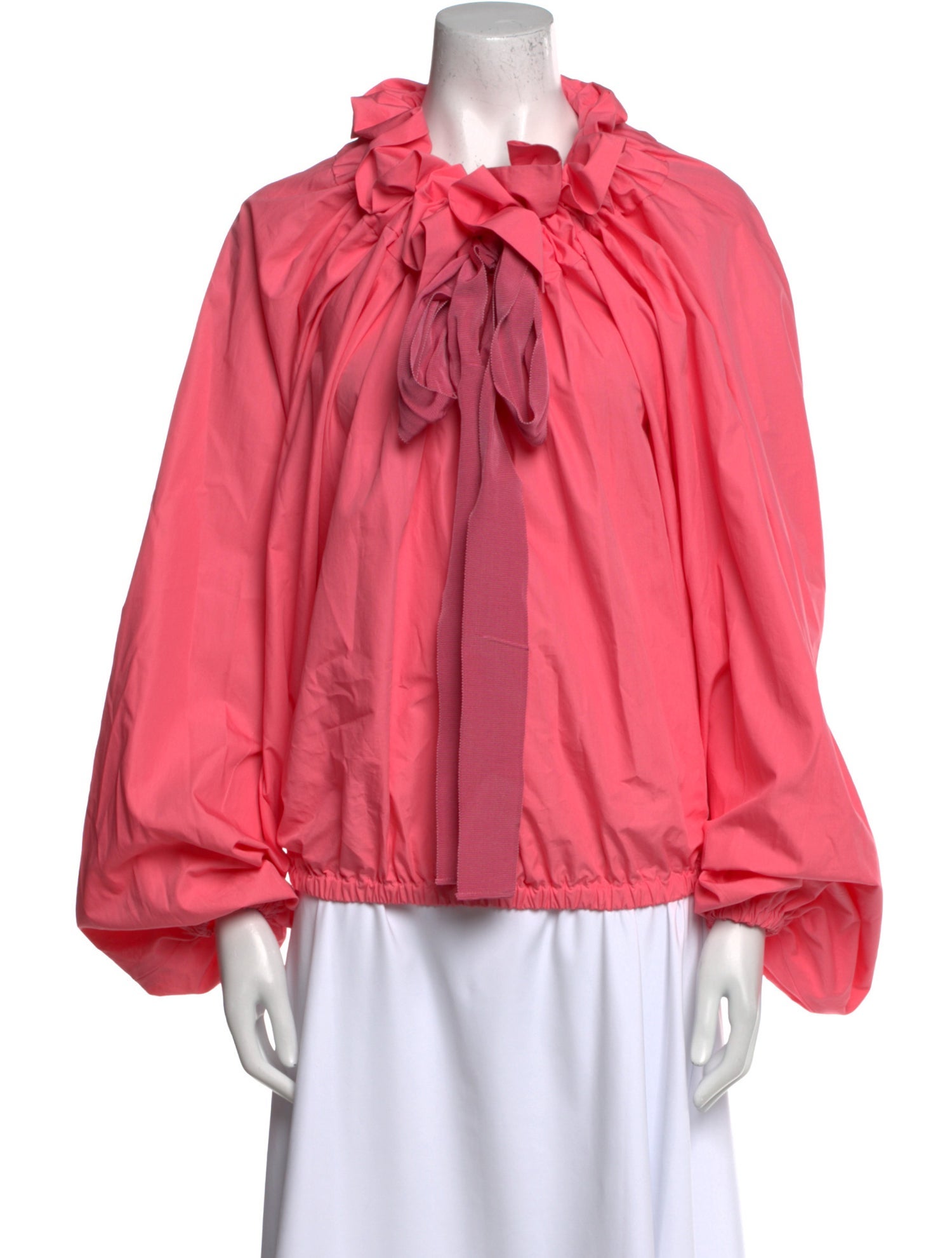 Patou Tie Neck Long Sleeve Blouse w/ Tags