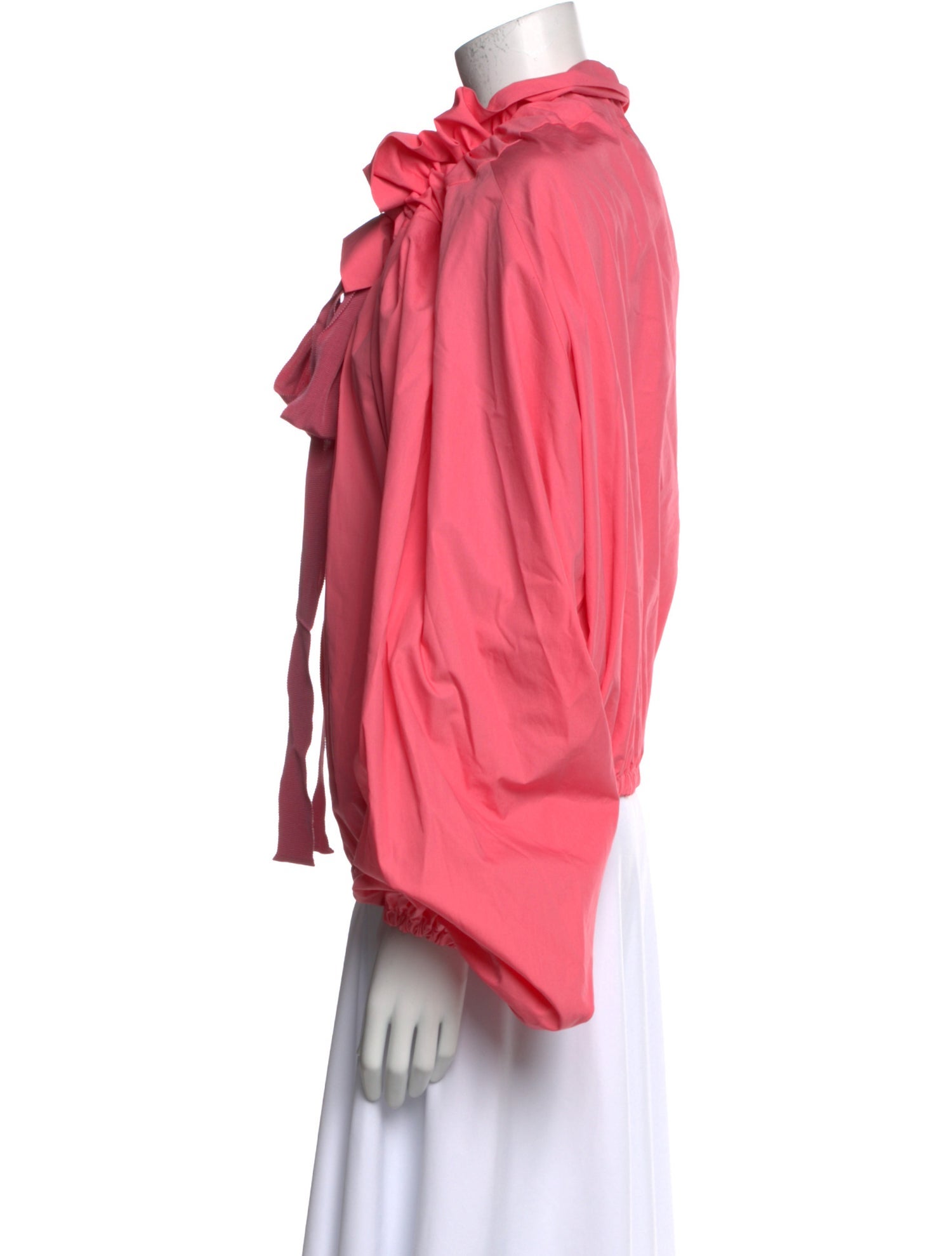 Patou Tie Neck Long Sleeve Blouse w/ Tags