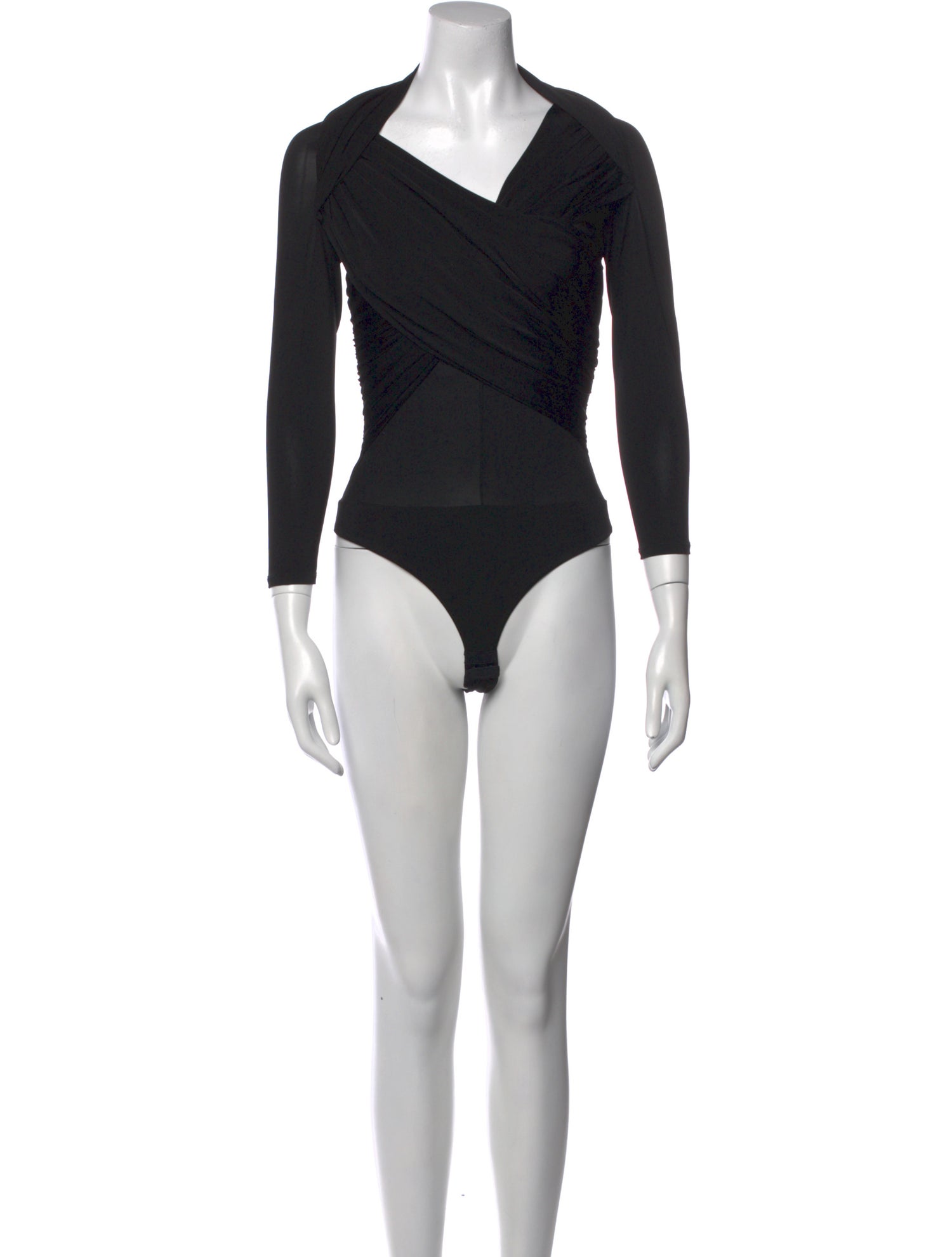 Patou V-Neck Three-Quarter Sleeve Bodysuit w/ Tags