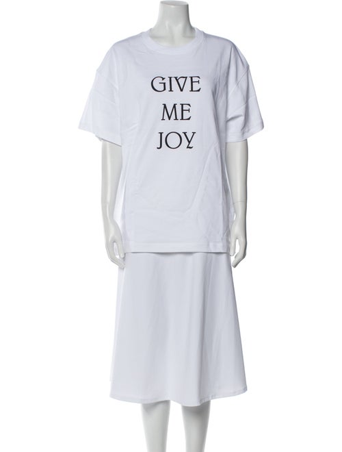 Patou Graphic Print Crew Neck T-Shirt