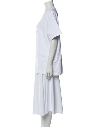 Patou Graphic Print Crew Neck T-Shirt