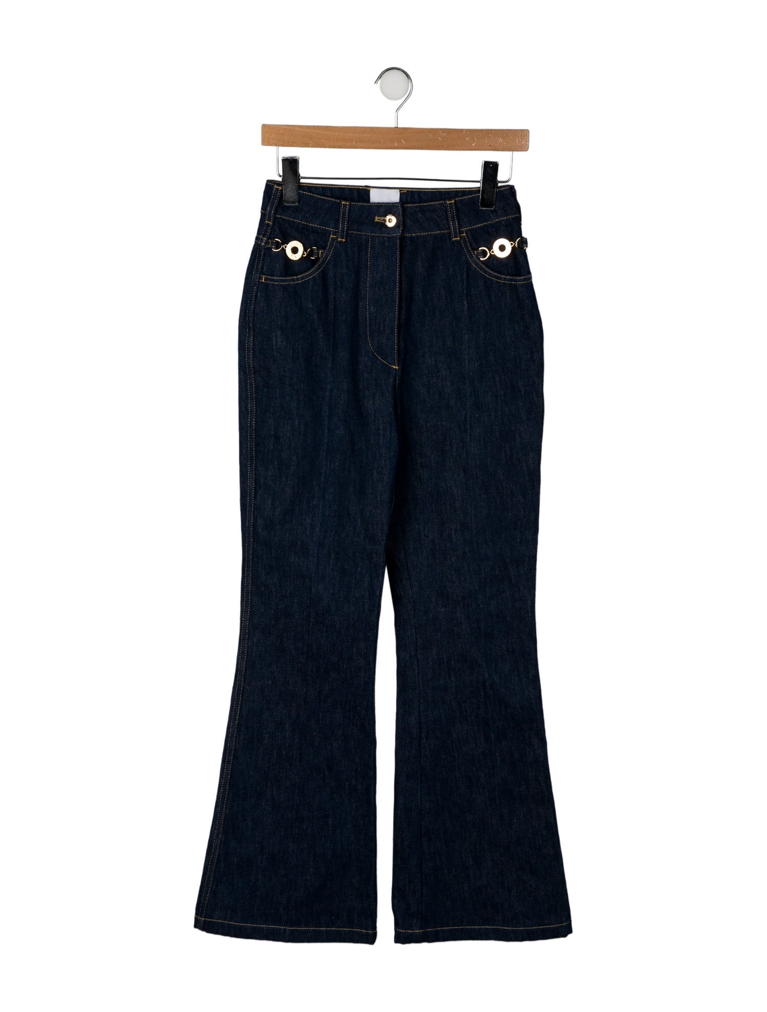 Patou High-Rise Wide Leg Jeans w/ Tags