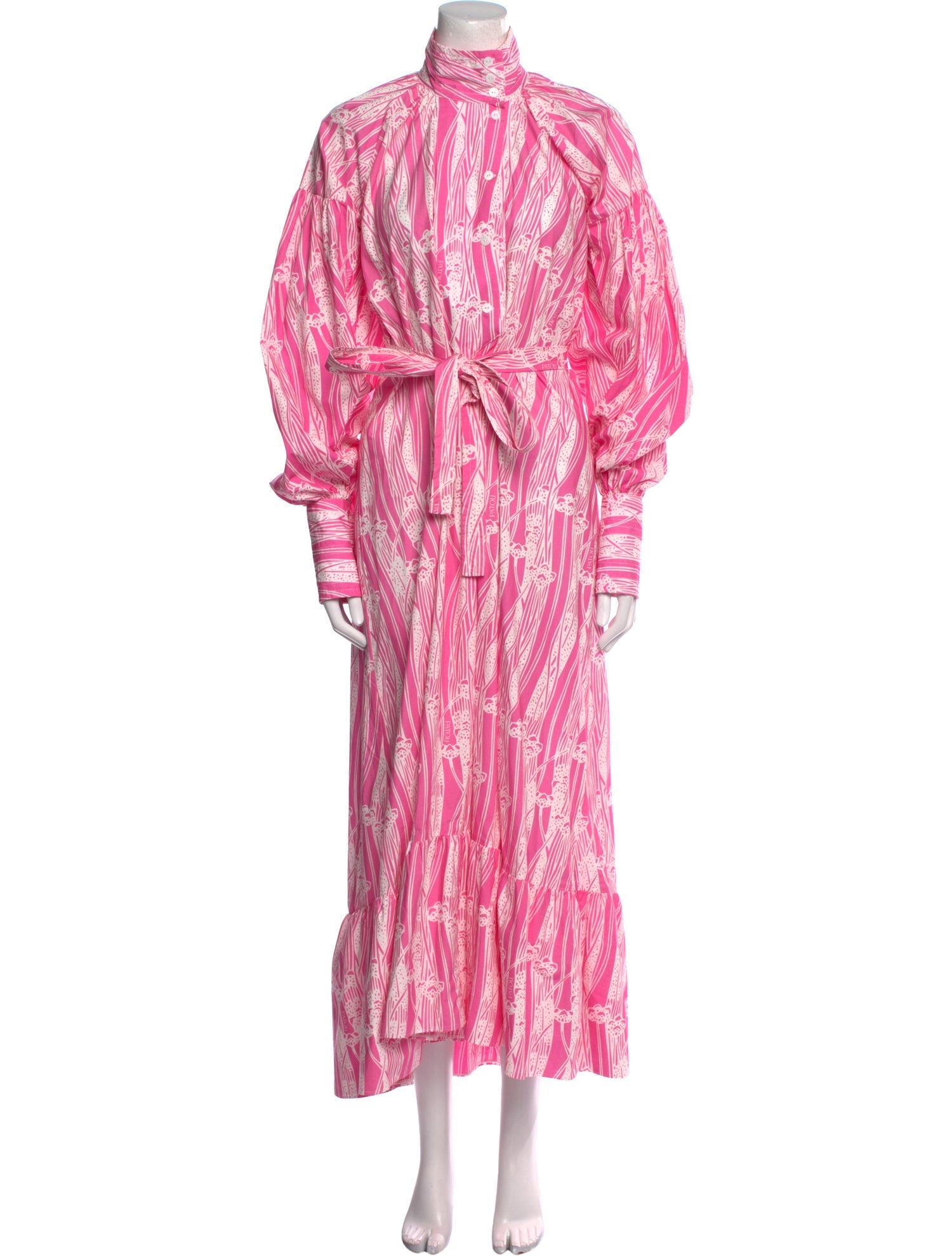 Patou Printed Long Dress