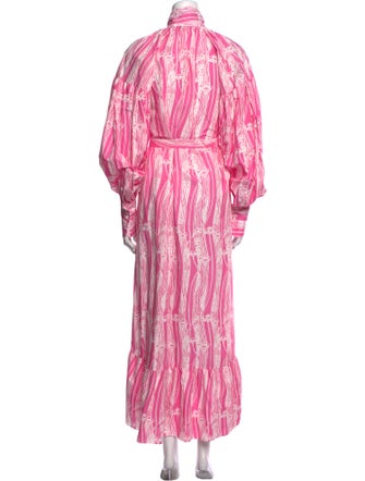 Patou Printed Long Dress